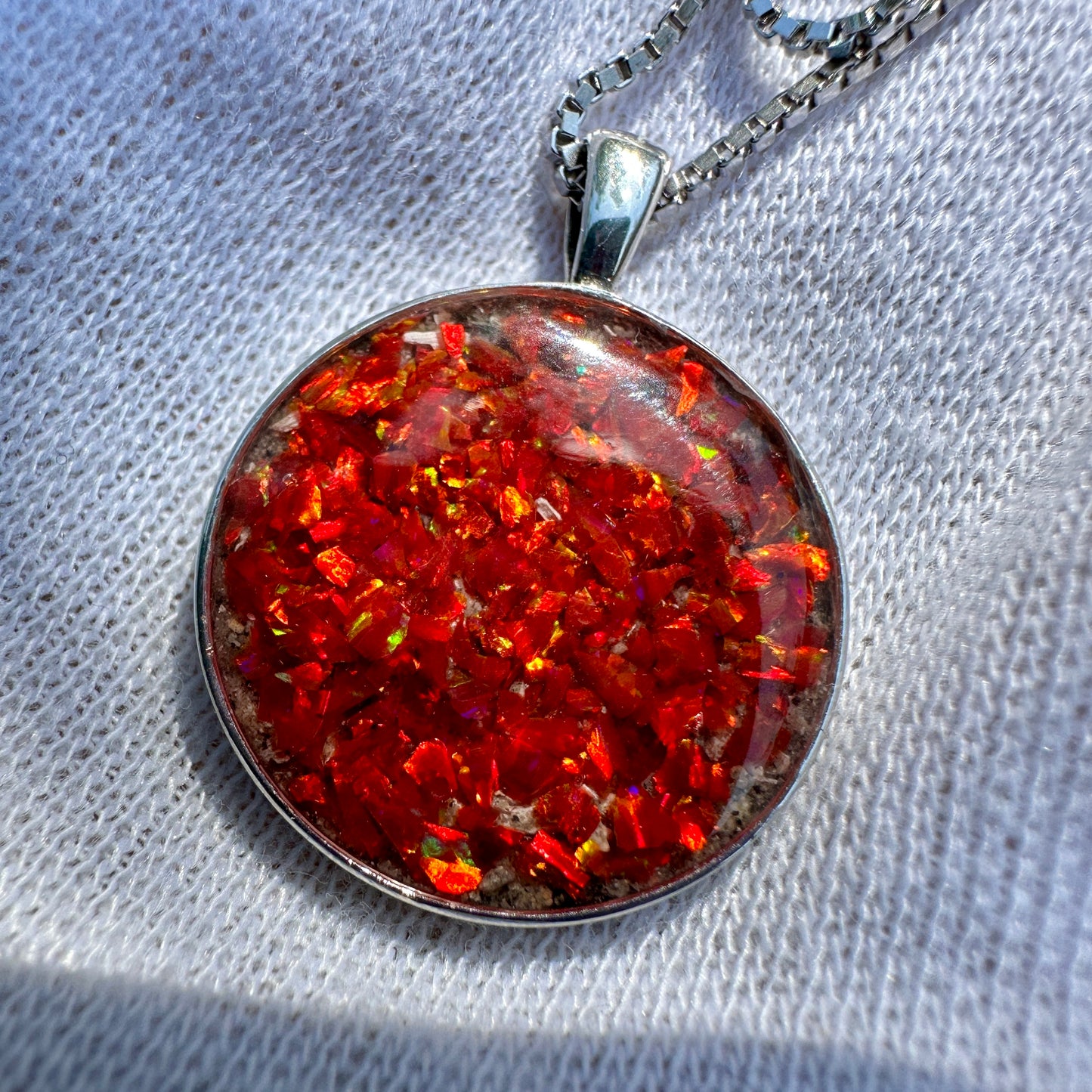 Sterling Silver Cremation Pendant