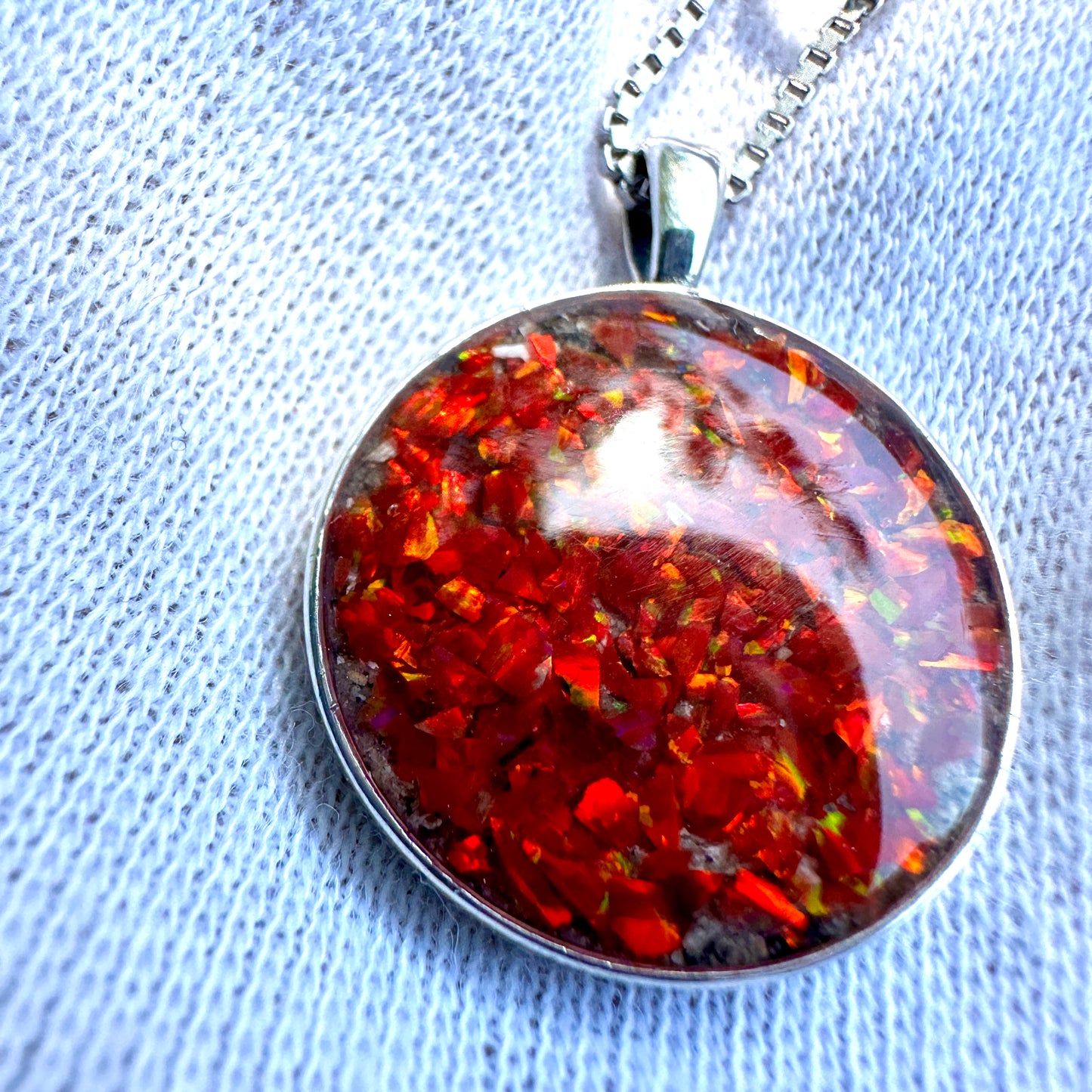 Sterling Silver Cremation Pendant