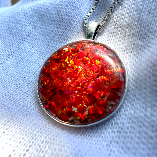 Sterling Silver Cremation Pendant