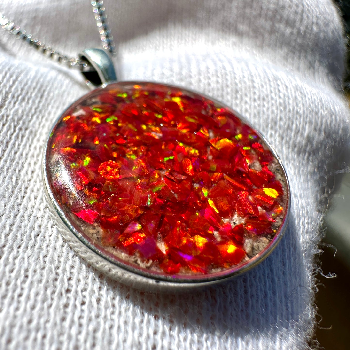 Sterling Silver Cremation Pendant
