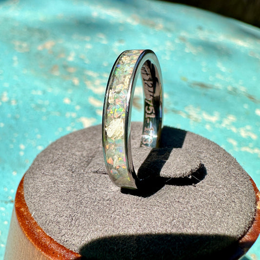 4mm Titanium Cremation Ring