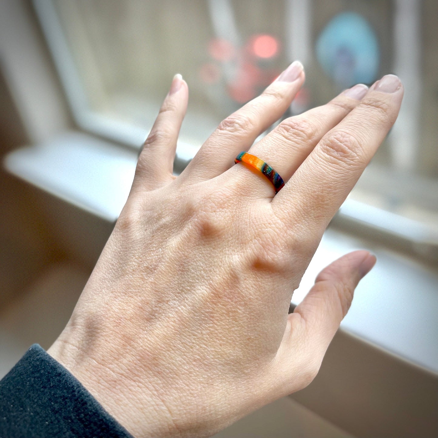 Rainbow DiamondCast Ring