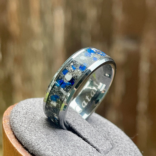 8mm Tungsten Intergalactic Cremation Ring