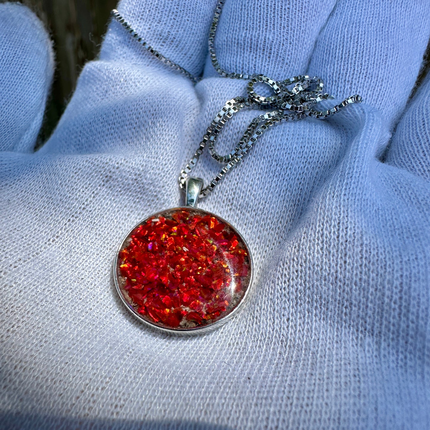 Sterling Silver Cremation Pendant