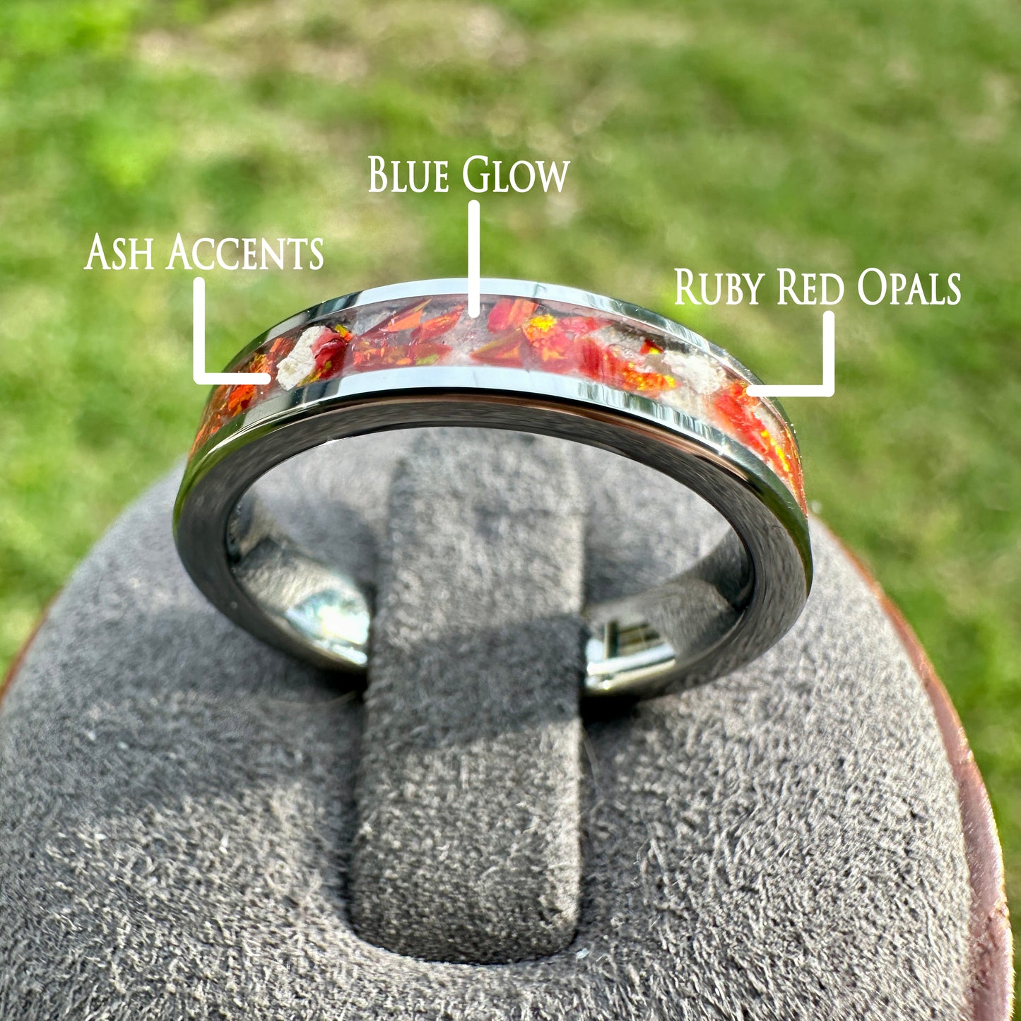 4mm Tungsten Cremation Ring