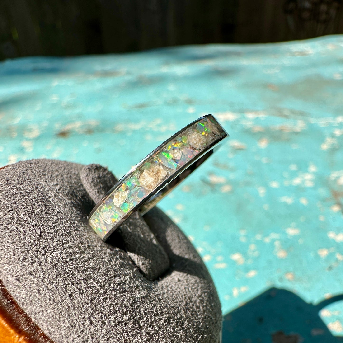 4mm Titanium Cremation Ring