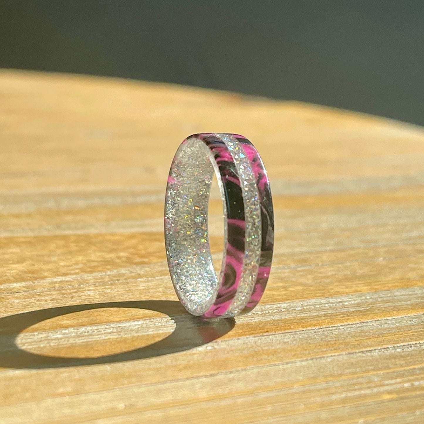 6mm Derby Girl Prismatic DiamondCast Ring