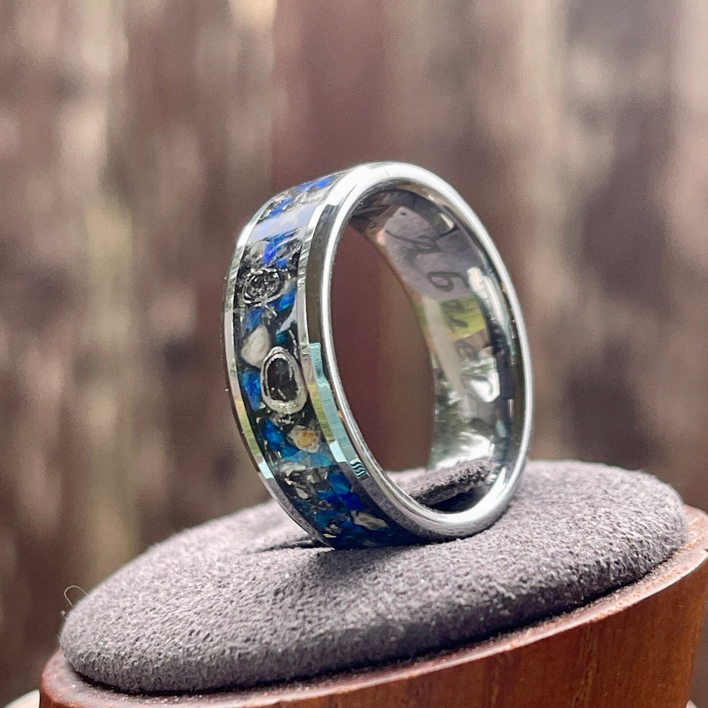 8mm Tungsten Intergalactic Cremation Ring