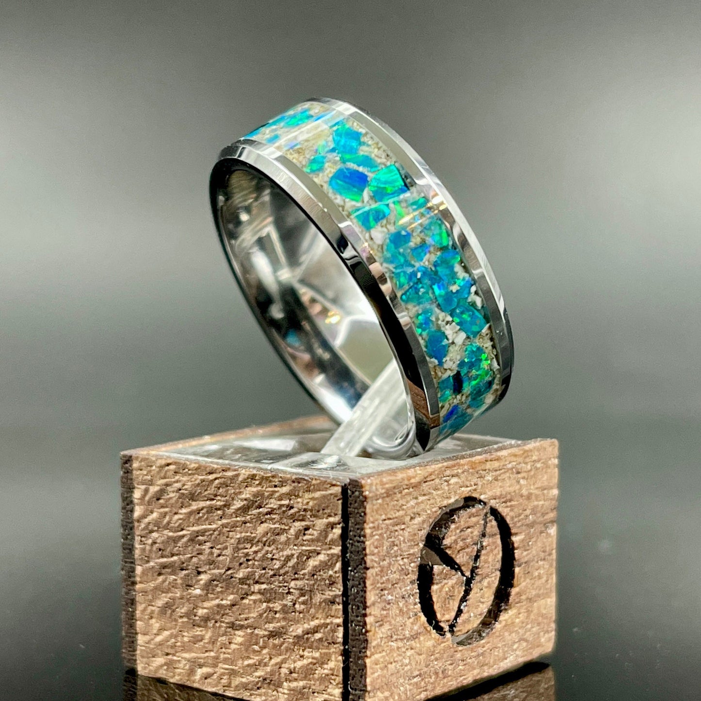 8mm Tungsten Cremation Ring