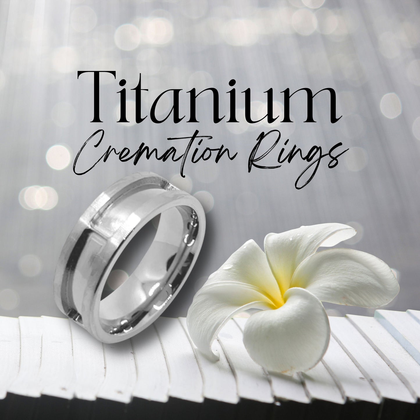 Titanium Cremation Ring
