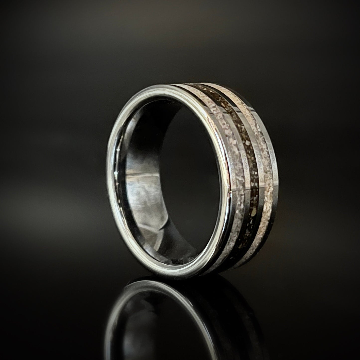 Ashes and Earth Cremation Ring