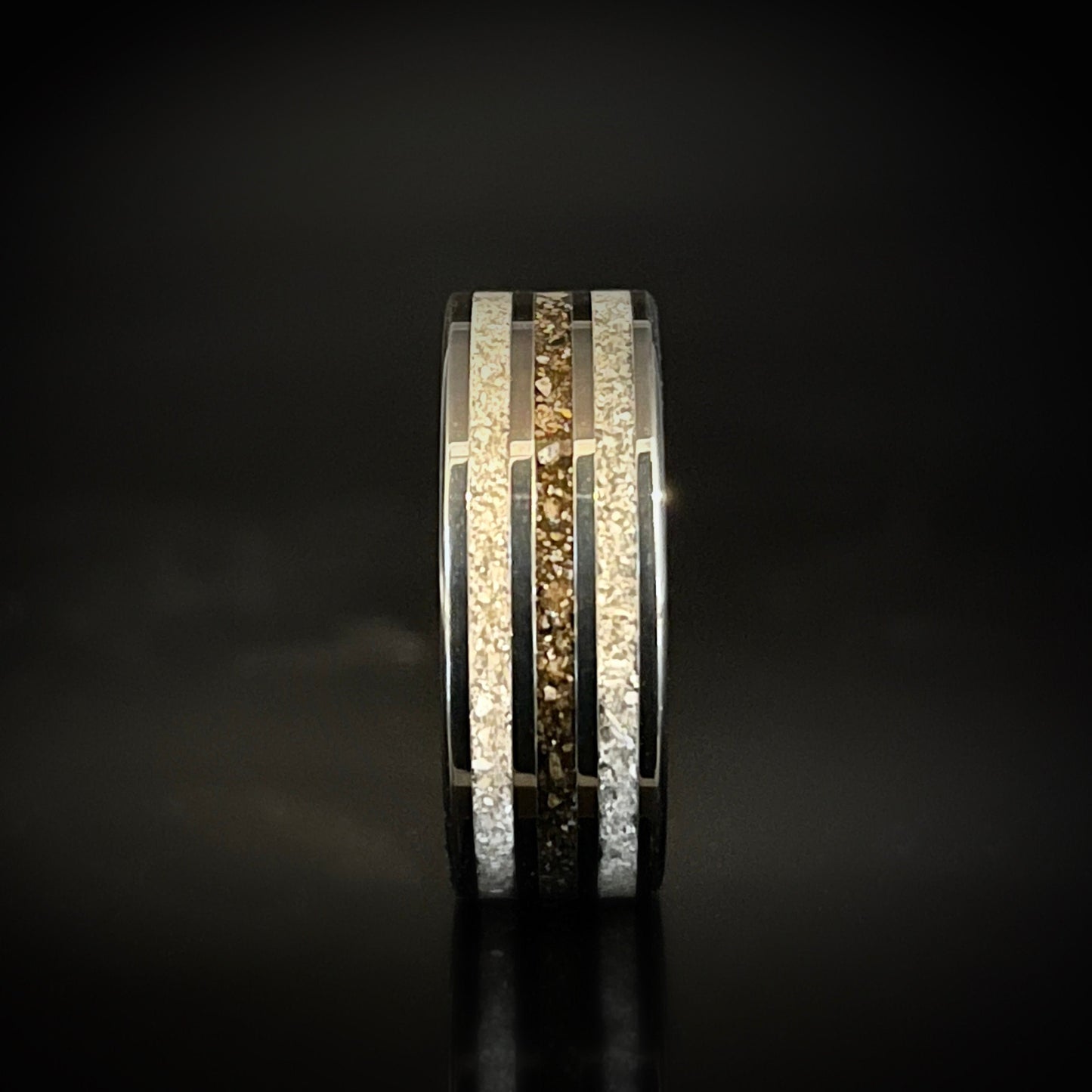 Ashes and Earth Cremation Ring
