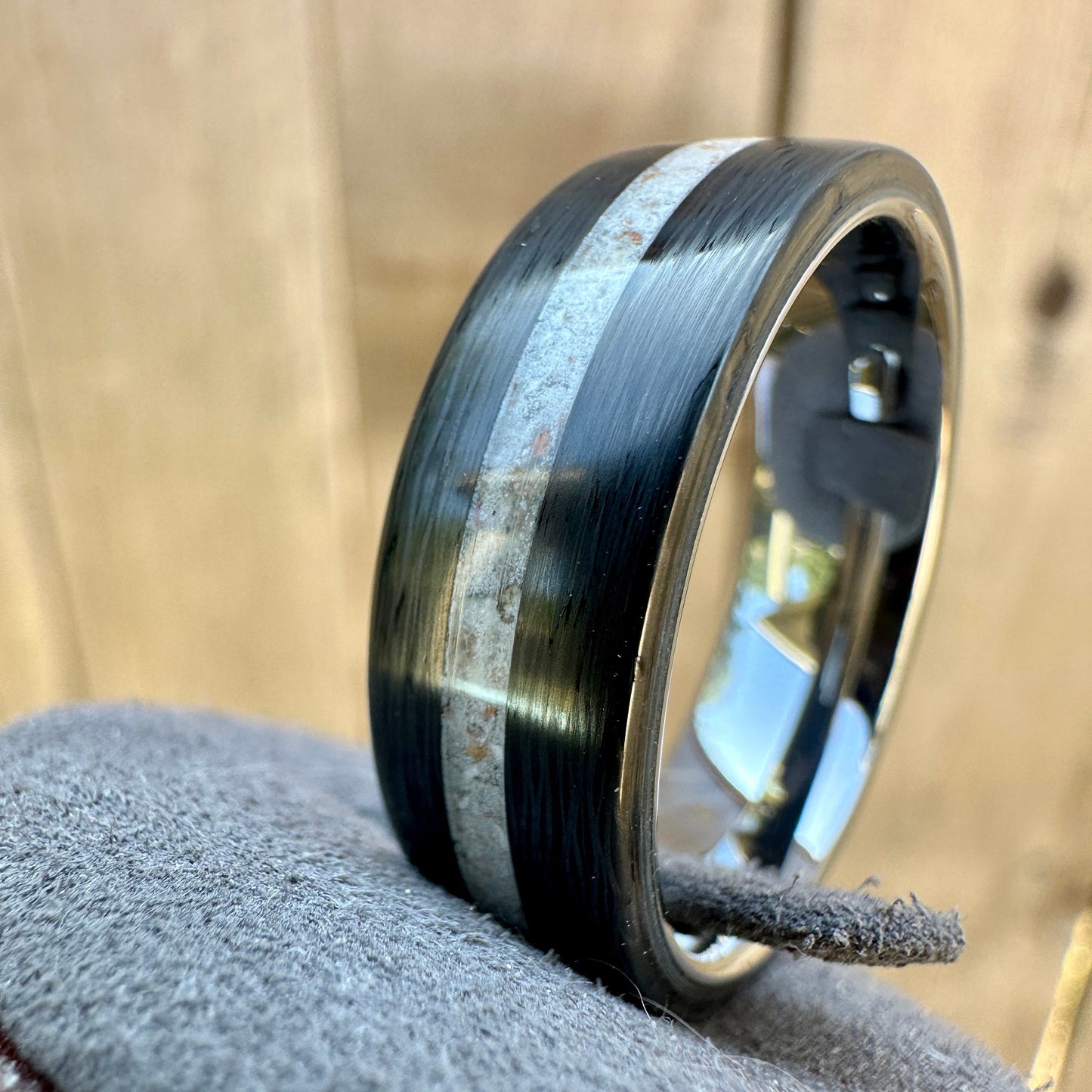 8mm Carbon Fiber Cremation Ring