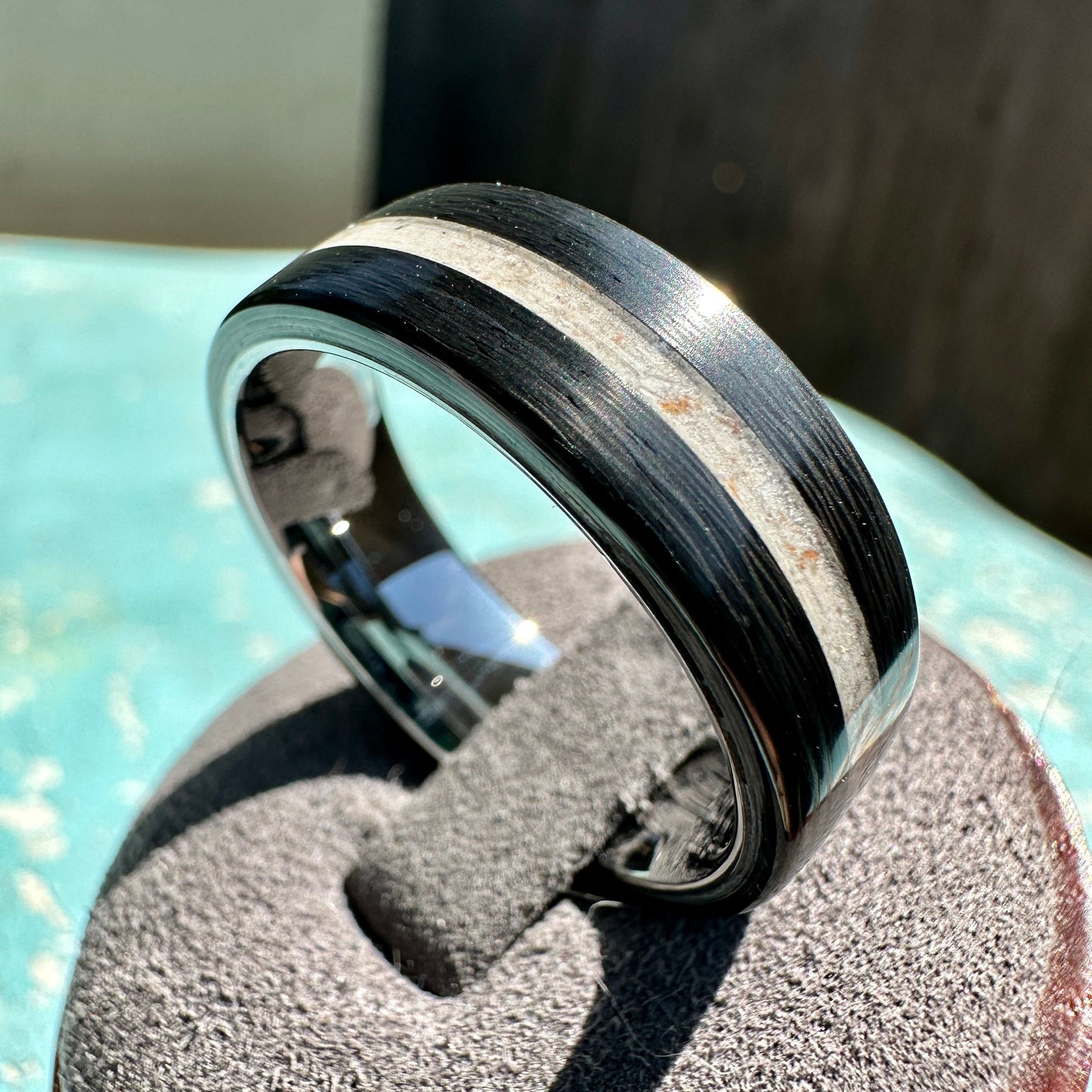 8mm Carbon Fiber Cremation Ring